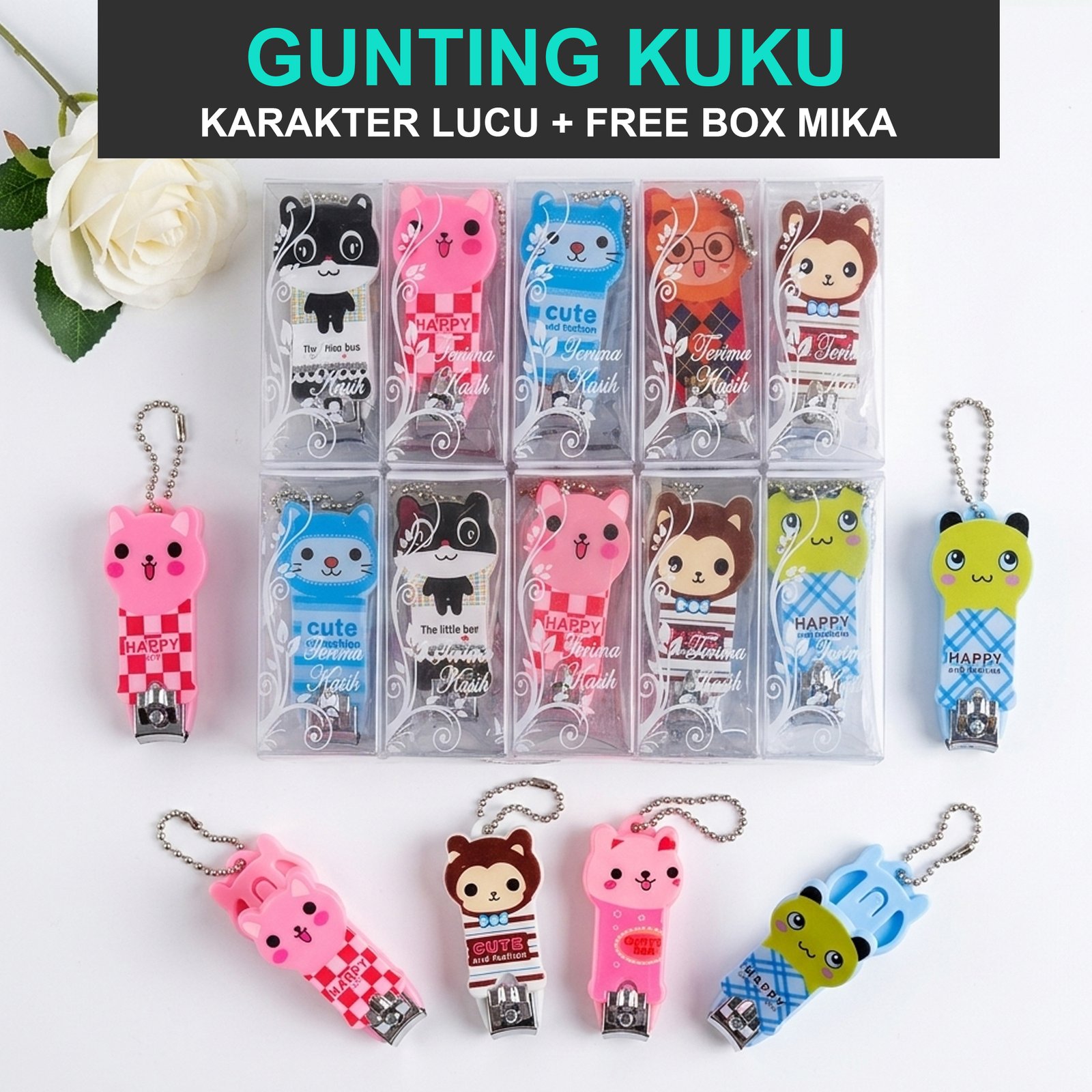 Souvenir Gunting Kuku Kemas Mika